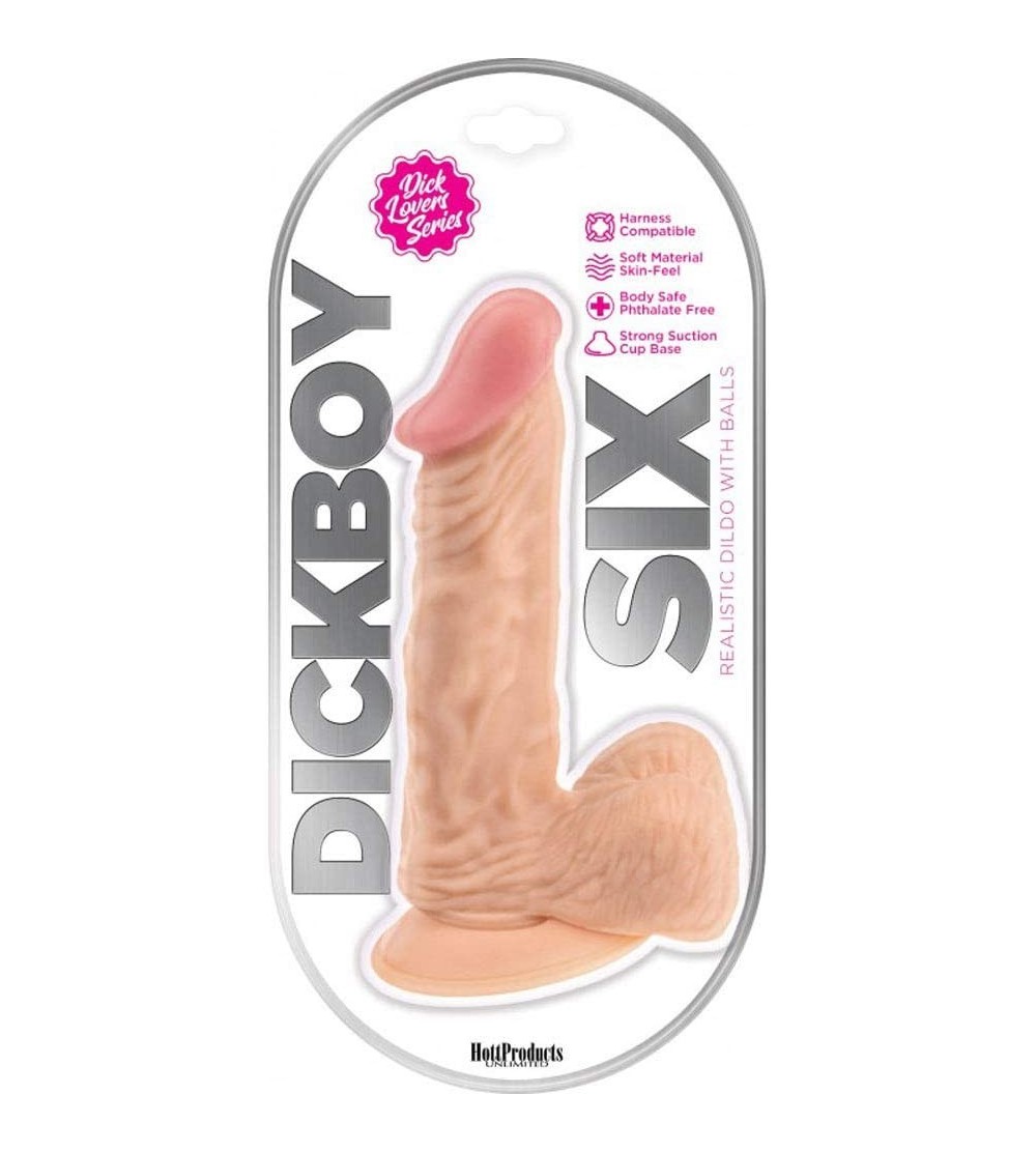 Dildos Dick Lover's Series - Dick Boy Six - 6 inches Realistic Dildo - CF1968KZK6E $10.37