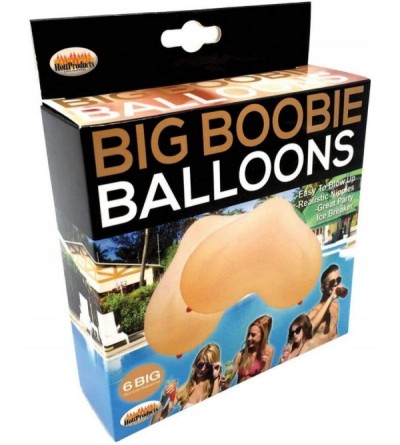Novelties Big Boobie Balloons- Flesh- 2 Ounce - CP12M744GHB $5.89