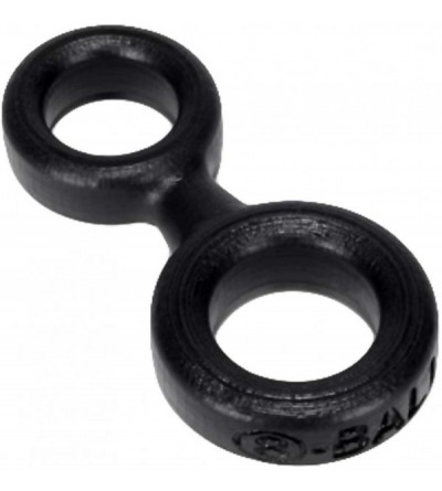 Penis Rings 8-Ball Cockring with Attached Ball Ring - Black - C5128DI88MT $51.70
