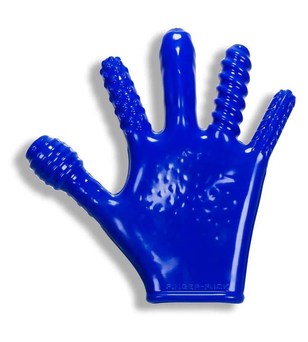 Novelties Finger Fuck Glove- Blue- 345 Gram - Blue - CQ12MXC4O6G $37.95