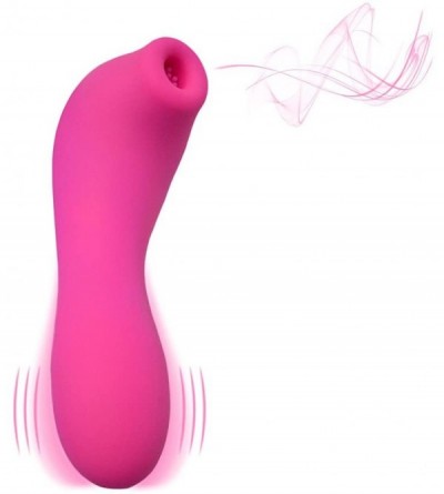 Vibrators Personal Oral Tongue Clitoral Massage Vibrator Toy for Women in Pink with eBook - CN187I57T27 $23.28