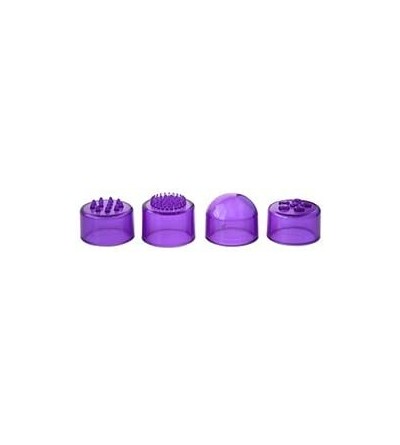 Vibrators Pocket Pleasures with Four Attachments- Purple - Purple - C811IZY03ON $5.97