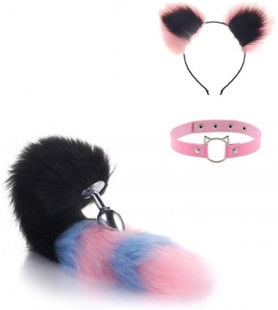 Restraints Tail Bùtt Toy Plùg Sex Kit Choker Collar Kitten Ring 8 Colors Fox Ears Cosplay Stainless Steel Headband Hair Clips...