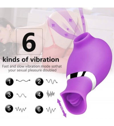 Vibrators Clitoral Sucking Vibrator for Beginner- Rechargeable G Spot Clit Sucker Silicone Vagina Anal Mini Quiet Clitoris Ni...