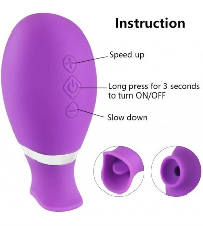 Vibrators Clitoral Sucking Vibrator for Beginner- Rechargeable G Spot Clit Sucker Silicone Vagina Anal Mini Quiet Clitoris Ni...