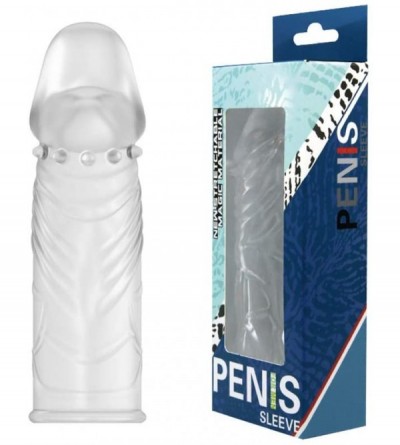 Pumps & Enlargers 1 Pc Adult Six Toy for Men Dildlo Sleeve Stimulator Extender Longlasting Enlargement Pênňís Sleeve Extender...