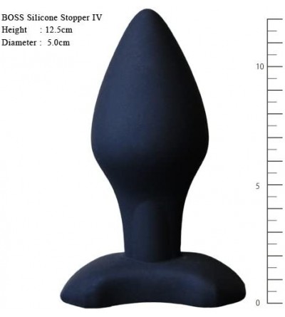 Anal Sex Toys BOSS Silicone Stopper Butt Plug 4 - CA114Q9PV6V $23.50