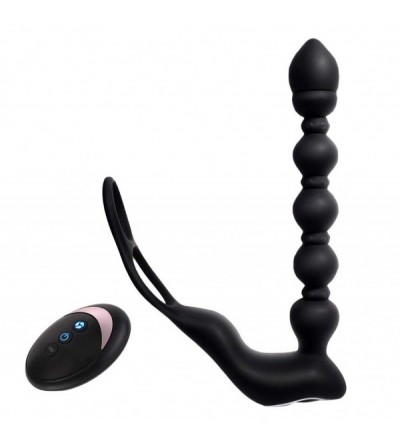 Anal Sex Toys Heat Vii-brrating ańus Plúg Beads Waterproof G- Spottor Vii-brrator Massager - C7192NZA9TO $62.81