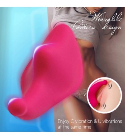 Vibrators Wearable Panty Vibrator Clitoris Stimulator with Remote Control Clit Vagina Anal Massager Waterproof USB Rechargeab...