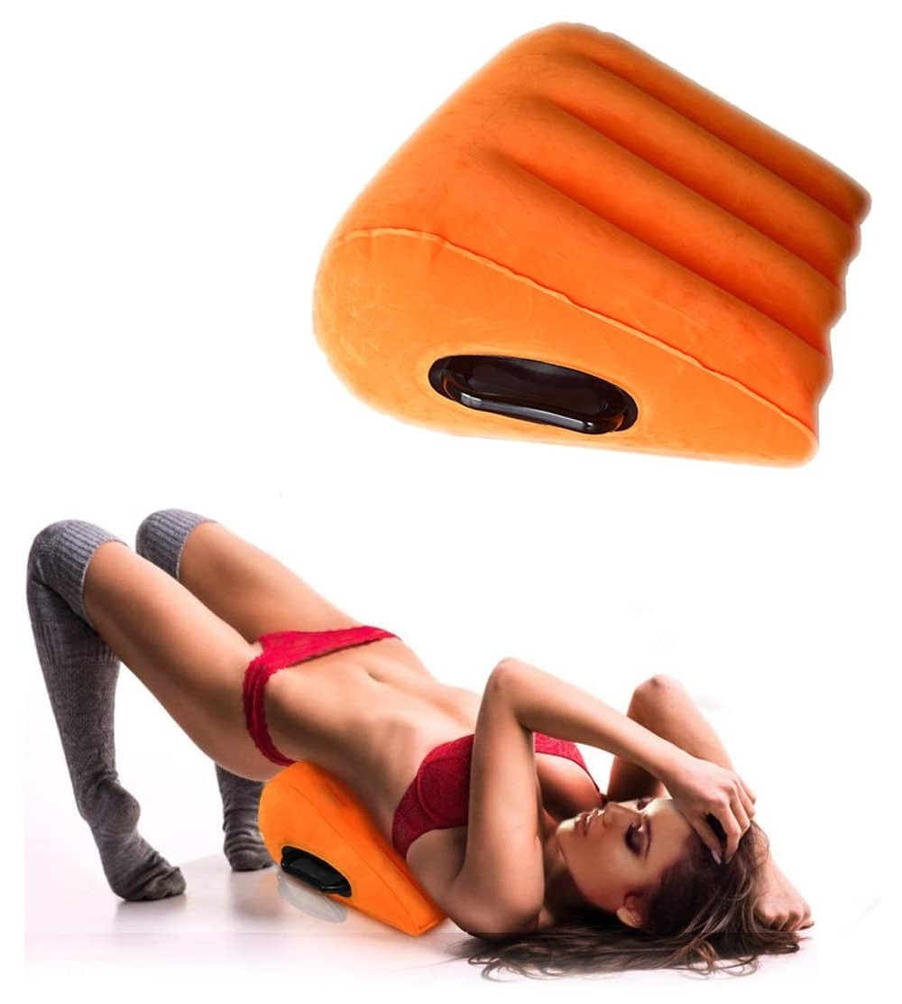 Sex Furniture Sex Toys Pillow Wedge Positioning Cushion Triangle Sex Pillow Sex Furniture Inflatable Ramp for Couples Deeper ...