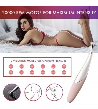 Vibrators G Spot Clitoral Vaginal Nipple Anal Stimulator for Quick Orgasm- 20000 RPM High-Frequency Clit Vibrator Pocket Wand...