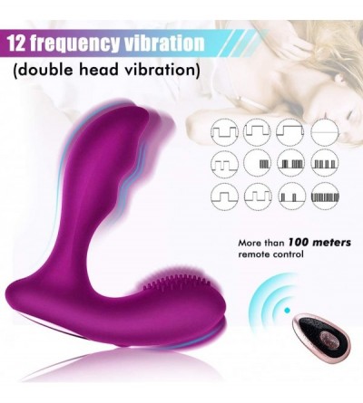 Vibrators Waterproof Dual Motor Electric Massager-Handheld Rechargeable Back Massager 12 Vibration Modes Prostata Protrate Ma...