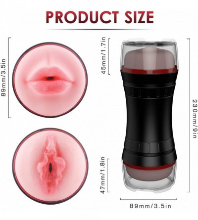 Male Masturbators Wave-Motion Vibrating Prostate Massager Anal Sex Toy Remote Controlled 9 Speeds- Male Masturbator Cup for M...