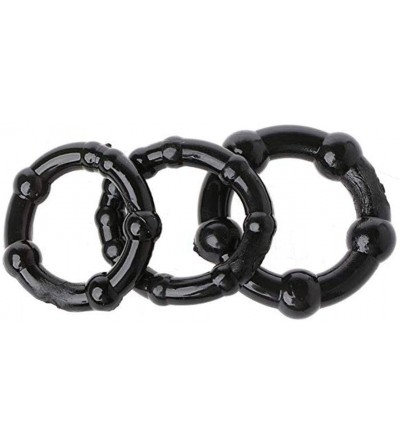 Penis Rings 10 Pcs Soft Elastic Exercise Clock Rings for Man - C019E7EYLTQ $8.41