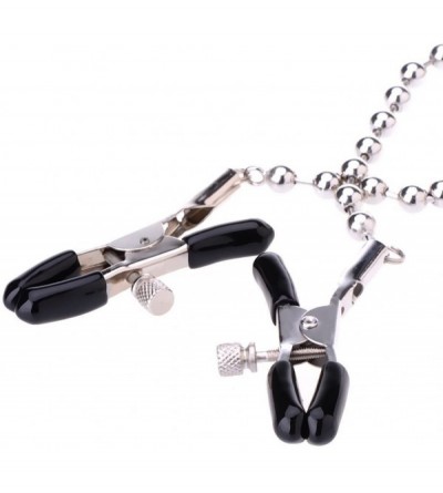 Nipple Toys SM Nipple Clamps with Metal Chain - CL11V25CZ0H $13.08