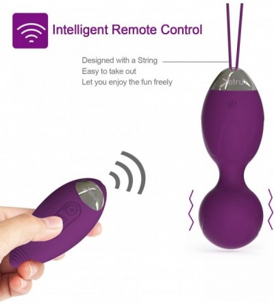 Vibrators Mini Adult Sex Toys Wireless Remote Control Electric Kegel Balls - Exercises Pelvic Floor & Massage The Vagina Musc...