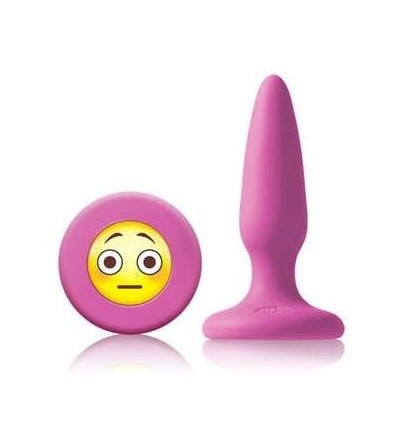 Anal Sex Toys Mojis Mini Butt Plug with Emoji Face (Pink OMG) - Pink Omg - CH18D2UGSTX $20.64