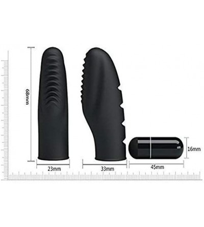 Vibrators Electric Mini Massager Finger Body Massager Finger Fingering Small Massager Silicone - CZ18AWNS7WL $18.85