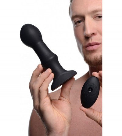 Anal Sex Toys Swell 2.0 Inflatable Vibrating Anal Plug with Remote Control - C118ZH8WO3Z $101.88