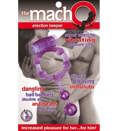 Penis Rings The Macho Erection Keeper- Purple - Purple - CQ111QCXTJH $6.53