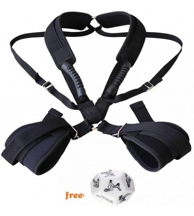 Sex Furniture Couples Sex Swing-Body Swing Sex Games Fun Belt widening thickest Comfortably Adjustable Swing(Black- Ultimate ...