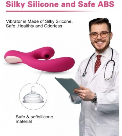 Vibrators Clitoral Sucking Vibrator- G Spot Dildo Rabbit Vibrator- Waterproof Clitoris Stimulator with 10 Suction Patterns & ...