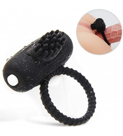 Penis Rings Full Silicone Vibrating Cock Ring - Penis Ring Vibrator - Sex Toy for Male or Couples T-Shirt- Waterproof Recharg...