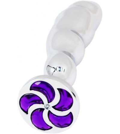 Anal Sex Toys Anal Butt Plug Sex Toys- Metal Jeweled Realistic Dildo Shape Anal Trainer for Beginners - C918RYLKM4S $12.56