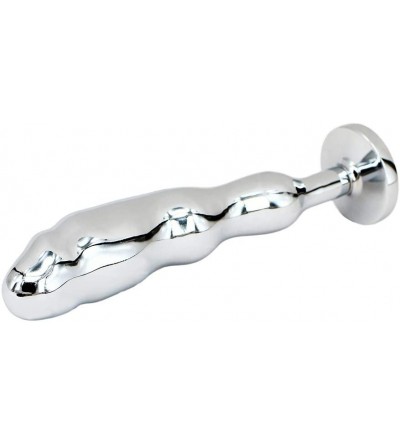 Anal Sex Toys Anal Butt Plug Sex Toys- Metal Jeweled Realistic Dildo Shape Anal Trainer for Beginners - C918RYLKM4S $12.56