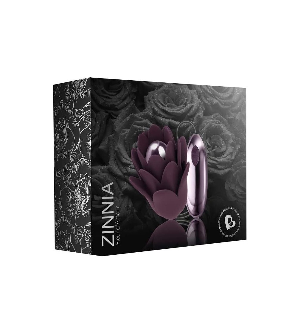Vibrators Zinnia Fleur D'amour Massager Purple - CS18X5SMAL0 $30.94