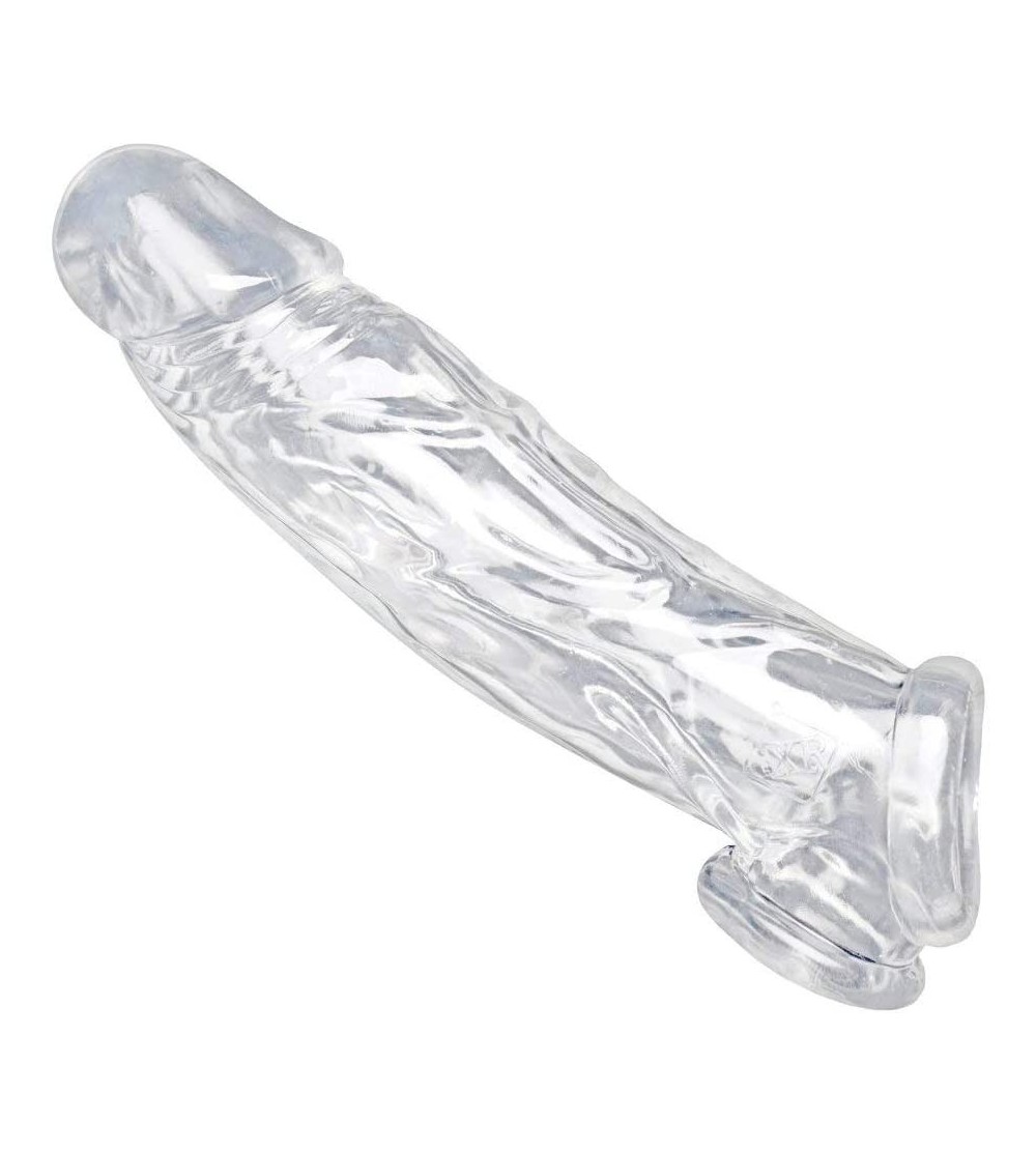 Penis Rings Clear Penis Enhancer + Ball Stretcher - CU199GENSO6 $16.56