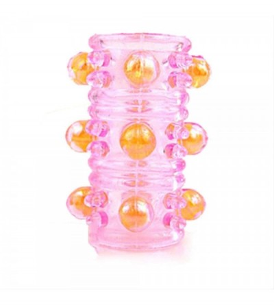 Penis Rings Phallic Ring Penis Extension with Penis Crystal Magnifying Silicone Wearable Particles for Penis Enlargement and ...