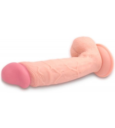 Dildos Suction Cup Dildo - Realistic Penis Sex Toy for Women - Extra Thick and Long Shaft - CP186SOUUG8 $12.15