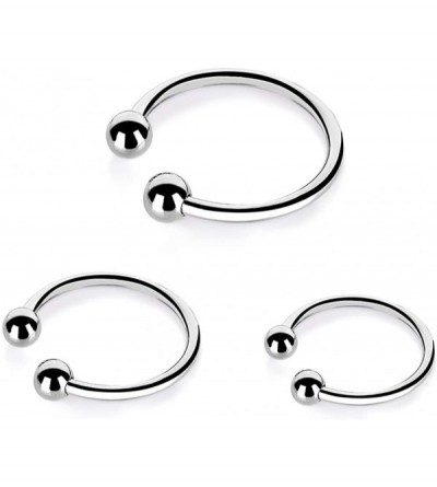 Penis Rings Cock Rings Stainless Steel Penis Rings Glans Ring Erection Enhancing Rings Erection Toy Sex Toys- 3 Piece - CC184...