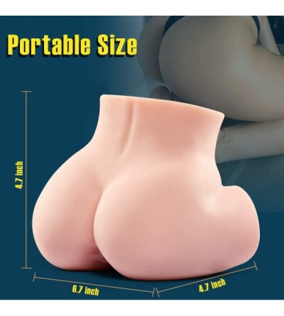 Male Masturbators Male Masturbator for Easy Portable- 4.2LB Sex Doll with Tight Pussy Ass Channel- Scale-Down Male Sex Toy wi...