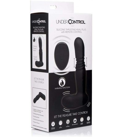 Anal Sex Toys Silicone Thrusting Anal Plug with Remote Control - CD18QHX5MD6 $23.00