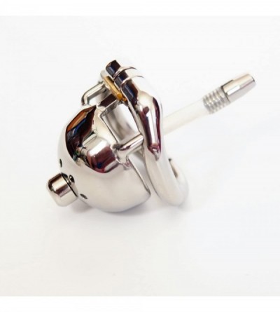 Chastity Devices Stainless Steel Male Chastity Cage Device Belt w/Soft Catheter(40mm Ring) 210 - Soft Catheter - C91860X0L9T ...