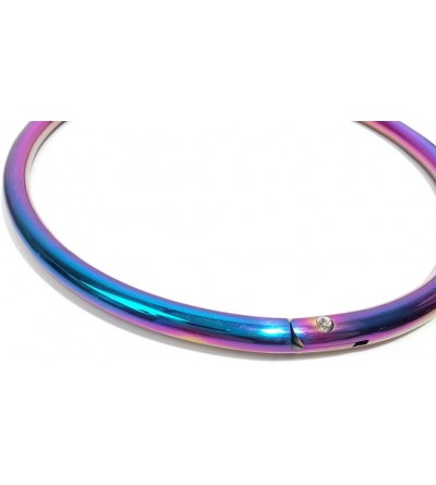 Restraints Stainless Steel Rainbow Collar 17" - CK12M1F5CFV $29.60