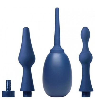 Anal Sex Toys Flex Tip Silicone Attachment Kit with 8 oz Enema Bulb - CG11NXC6G39 $75.81