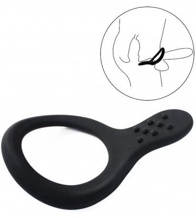 Penis Rings Flexible Silicone Cock Rings- Penis Enlarger Stronger and Harder Erection to Prolonging Climax Sex Toys for Men (...