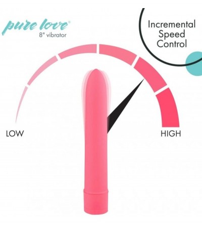 Vibrators 7 Inch Vibrator- Pink Color- Waterproof with Speed Dial Control- Adult Sex Toy- Classic Sex Toy - CV18HQA85DY $9.61
