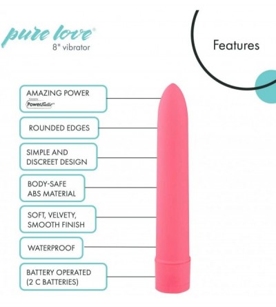 Vibrators 7 Inch Vibrator- Pink Color- Waterproof with Speed Dial Control- Adult Sex Toy- Classic Sex Toy - CV18HQA85DY $9.61