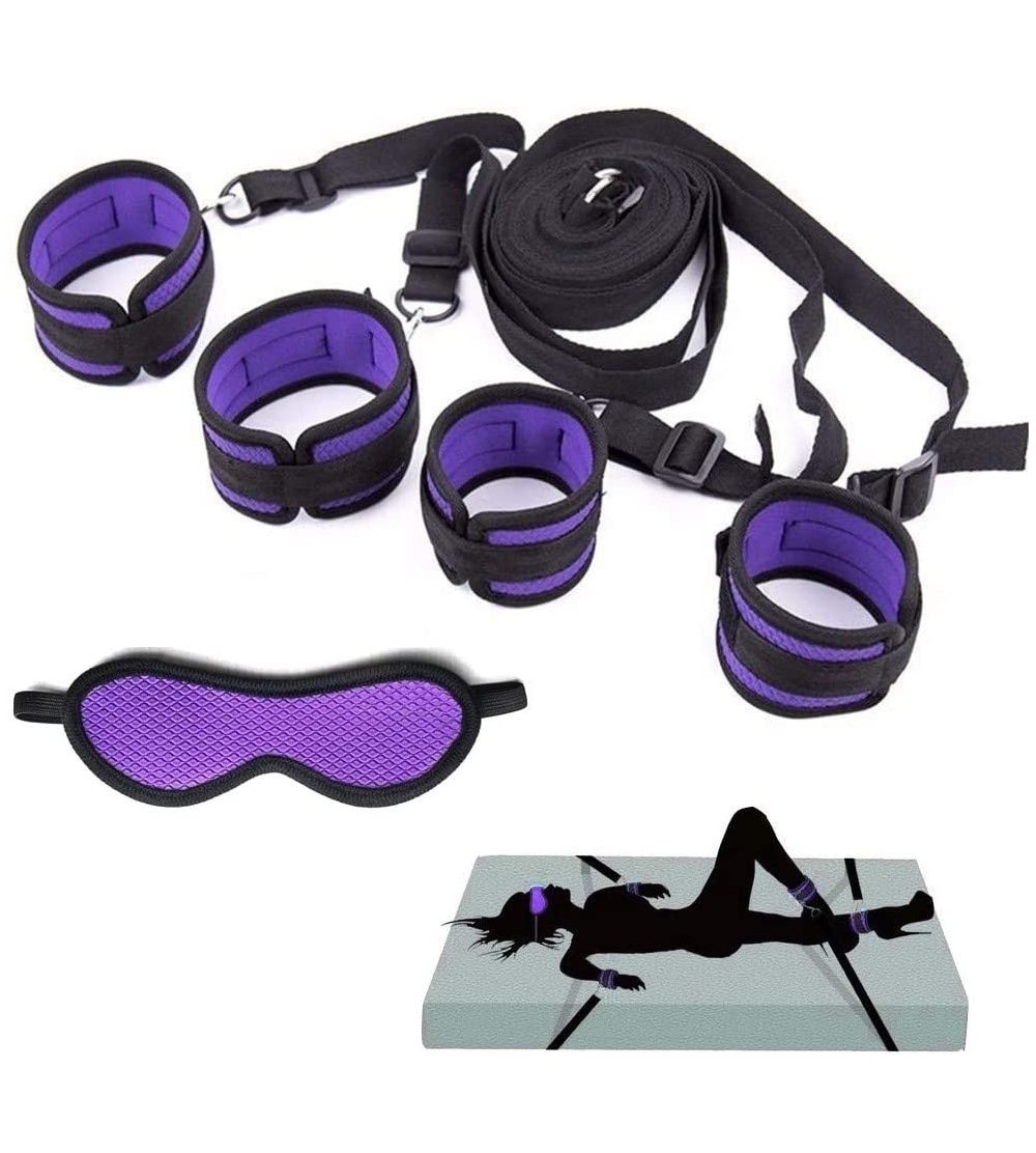 Restraints 7 Pcs/Set Special 饾悡oys for Couples- Fun 饾悞饾悓 饾悡oys- Adult Cosplay - Handcuffs and Whip Games- Massage Tools & Equ...