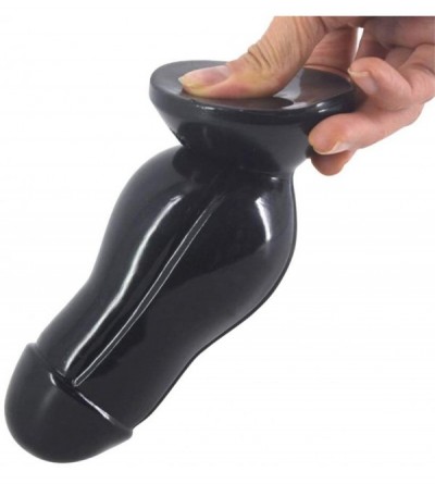 Anal Sex Toys Prostate Stimulating Anal Toy Compatible Dildo or Butt Plug Designed to Provide a Full Feeling (Black) - Black ...