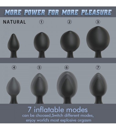 Vibrators Anal Vibrator- Automatic Inflatable Sex Toys with 7 Expand&Vibrating Modes for Prostate Massager- G Spot- Anal Stim...