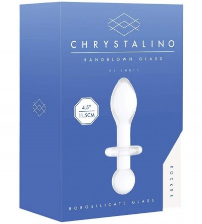 Anal Sex Toys Chrystalino Rocker- White - White - CR18H38YDSY $11.12