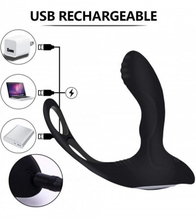 Penis Rings Invisible Wearable Penis Ring Vibrator- Rechargeable Clitoral Stimulator- Suitable for Male or Couple Sex Toys- C...