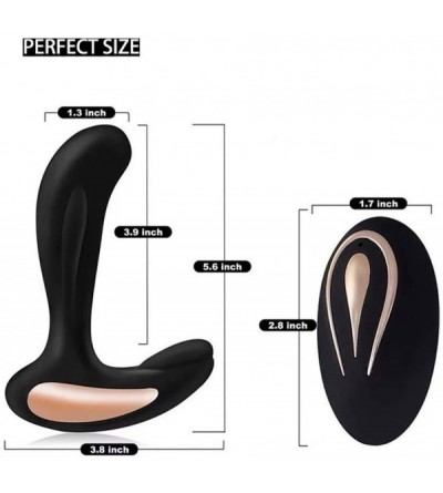 Anal Sex Toys G-spot Vibrator Clitoral Stimulator- Remote Prostate Massager Anal Plug Upgraded 12 Vibrating Speeds Rechargeab...