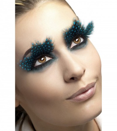 Novelties Women's Eyelashes With Glue - Aqua Dots - C711BAHGY4T $8.20