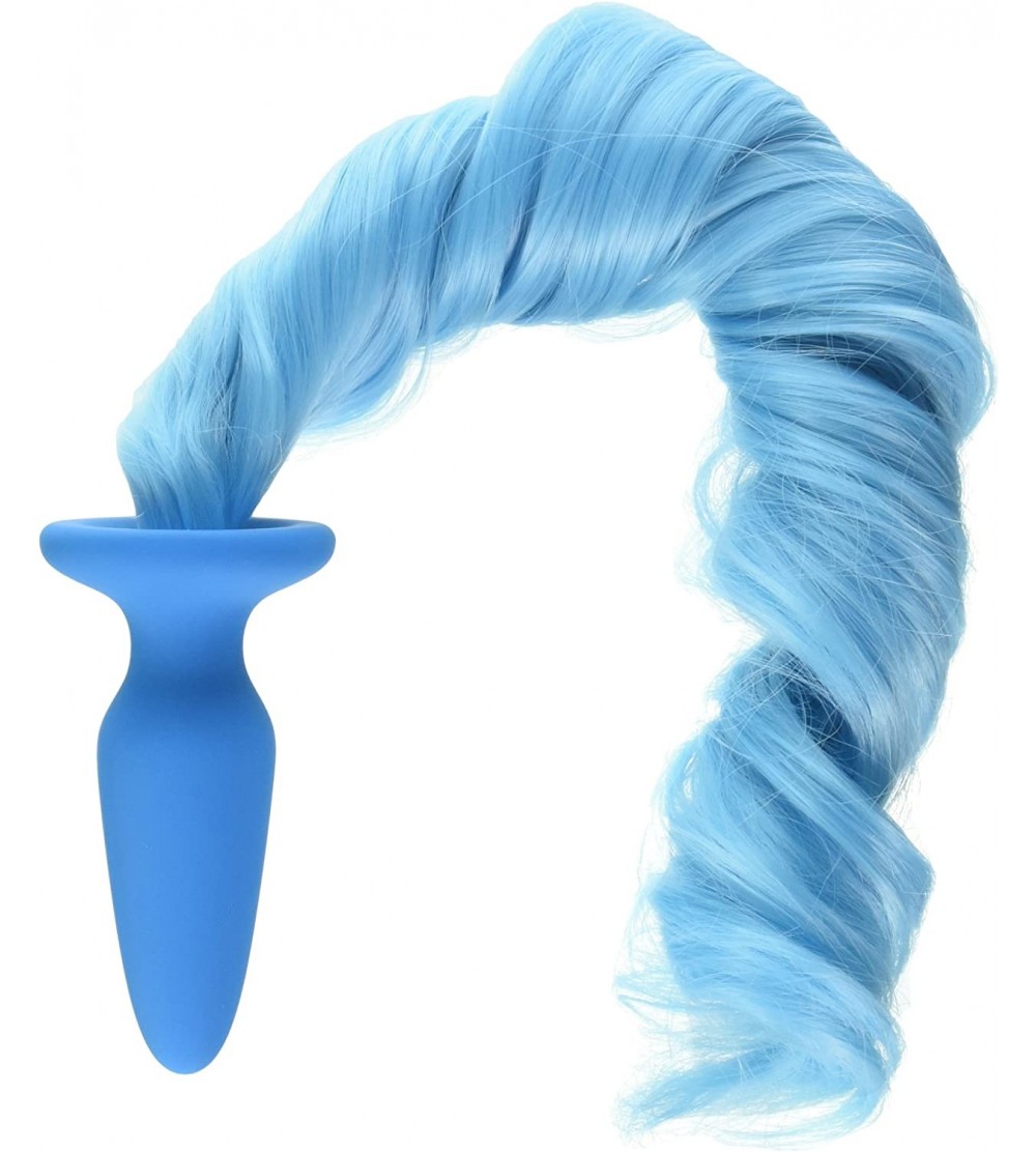 Anal Sex Toys Ns Novelties Unicorn Tails- Pastel Blue - Pastel Blue - CR183978XIK $20.72